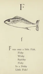 De letter F